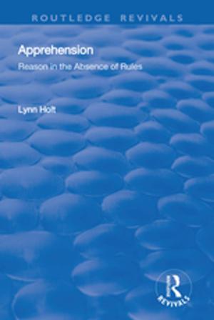 Cover of the book Apprehension: Reason in the Absence of Rules by Jonathan Doherty, Peter Brennan