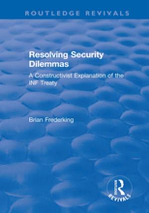 Cover of the book Resolving Security Dilemmas by Lex Donaldson