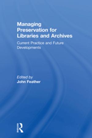 Cover of the book Managing Preservation for Libraries and Archives by Audrey Butt