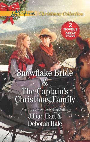 Cover of the book Snowflake Bride and The Captain's Christmas Family by Carla Cassidy, Debra Webb, Beverly Long