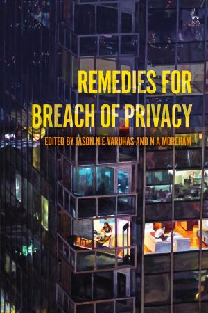 Cover of the book Remedies for Breach of Privacy by Dr Anthony Towey