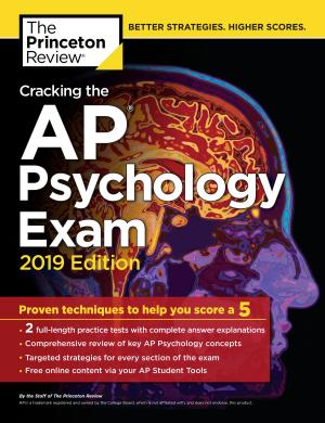 Book cover of Cracking the AP Psychology Exam, 2019 Edition