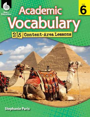 Cover of Academic Vocabulary: 25 Content-Area Lessons Level 6