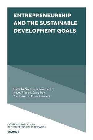 Cover of the book Entrepreneurship and the Sustainable Development Goals by Natasa Denman, Stuart Denman
