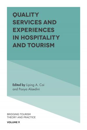 Cover of Quality Services and Experiences in Hospitality and Tourism