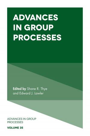 Cover of the book Advances in Group Processes by Isa Mime