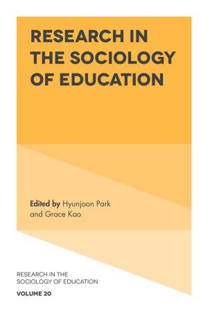 Cover of the book Research in the Sociology of Education by Professor Vincent Mosco