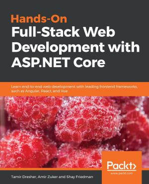 Cover of the book Hands-On Full-Stack Web Development with ASP.NET Core by Florian Klaffenbach, Markus Klein, Suresh Sundaresan