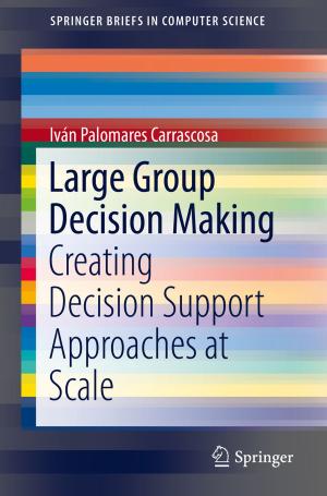 Cover of the book Large Group Decision Making by Jordan A. Hachtel
