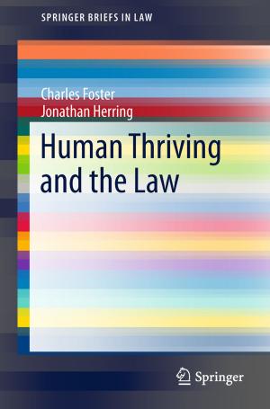 Book cover of Human Thriving and the Law
