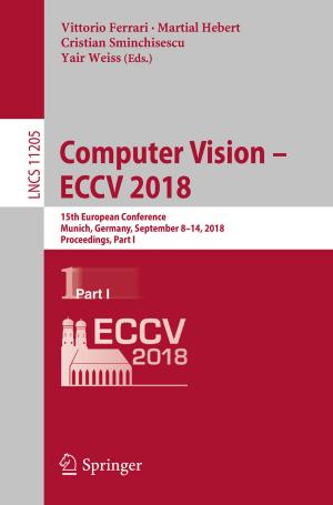 Cover of the book Computer Vision – ECCV 2018 by Laboratory for Education and Society