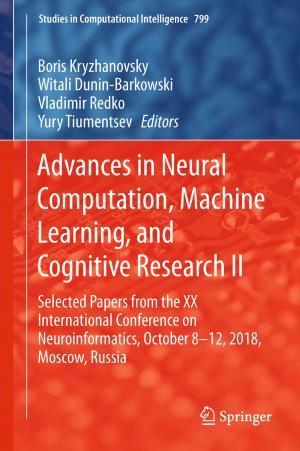 Cover of Advances in Neural Computation, Machine Learning, and Cognitive Research II