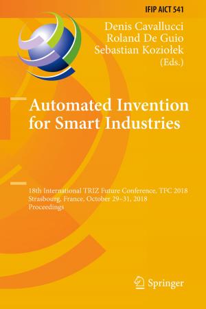 Cover of the book Automated Invention for Smart Industries by Gerard O'Regan