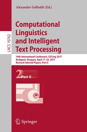 Cover of the book Computational Linguistics and Intelligent Text Processing by Dhriti Sundar Ghosh