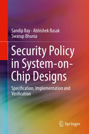 Cover of the book Security Policy in System-on-Chip Designs by Zheng Wang