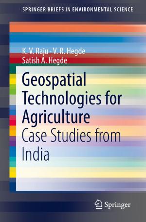 Cover of the book Geospatial Technologies for Agriculture by Gwladys Gilliéron
