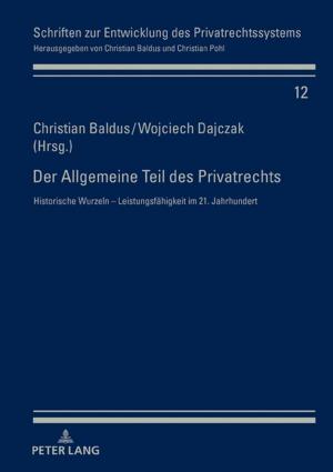 Cover of the book Der Allgemeine Teil des Privatrechts by Xue Li