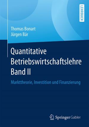 Cover of the book Quantitative Betriebswirtschaftslehre Band II by Natascha Bagherpour Kashani, Hatto Brenner