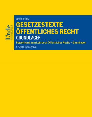 Cover of the book Gesetzestexte Öffentliches Recht - Grundlagen by Franz Bailom, Kurt Matzler, Dieter Tschemernjak