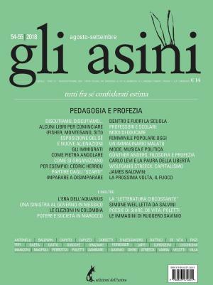 Cover of "Gli asini" n.54-55 agosto settembre 2018