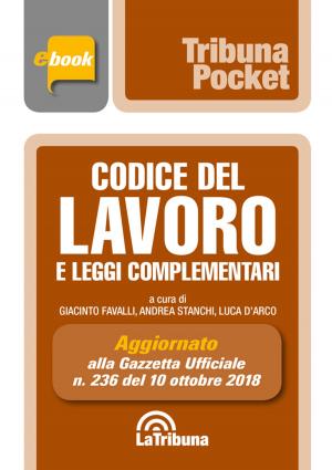 Cover of the book Codice del lavoro e leggi complementari by Francesco Bartolini