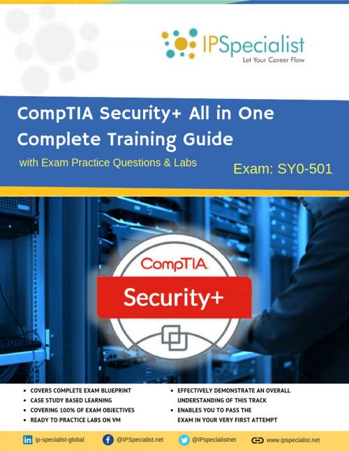 Cover of the book CompTIA Security+ Training Guide by IP Specialist, IP Specialist