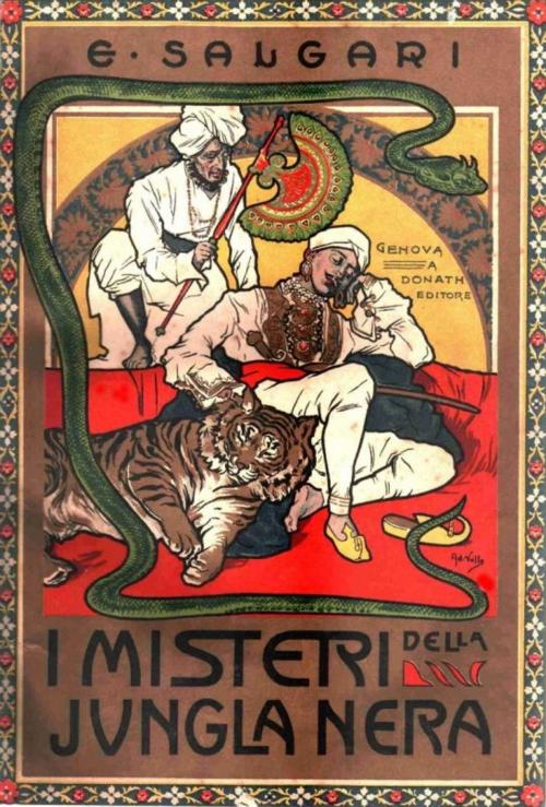 Cover of the book I misteri della jungla nera by Emilio Salgari, Emilio Salgari