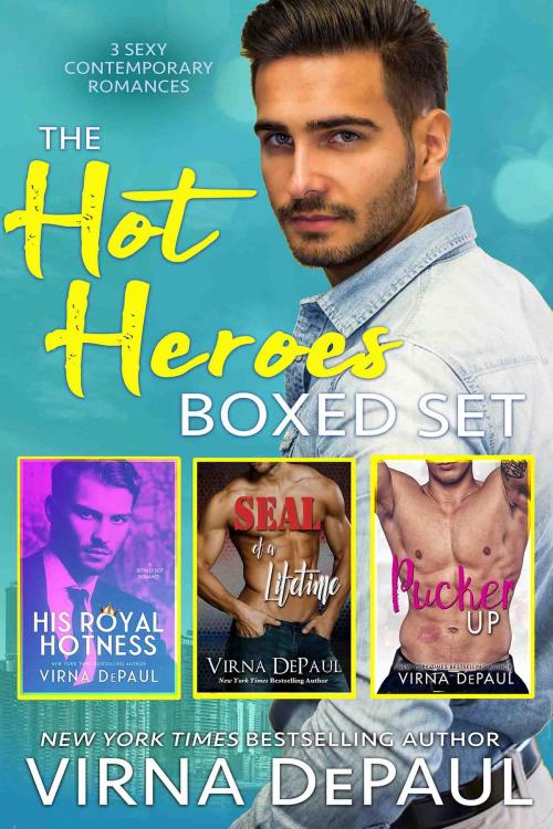 Cover of the book The Hot Heroes Boxed Set by Virna DePaul, Books That Rock