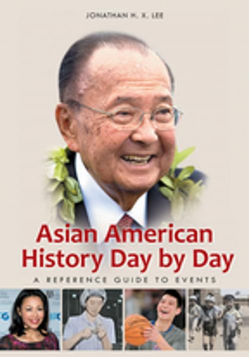 Cover of the book Asian American History Day by Day: A Reference Guide to Events by Jonathan H. X. Lee, ABC-CLIO