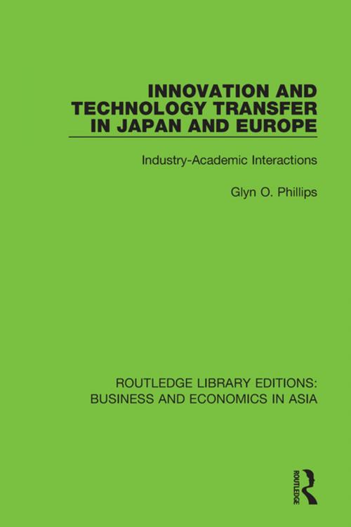 Cover of the book Innovation and Technology Transfer in Japan and Europe by Glyn O. Phillips, Taylor and Francis