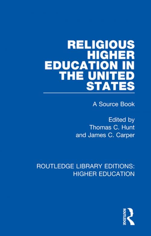 Cover of the book Religious Higher Education in the United States by , Taylor and Francis