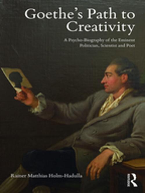 Cover of the book Goethe’s Path to Creativity by Rainer Matthias Holm-Hadulla, Taylor and Francis