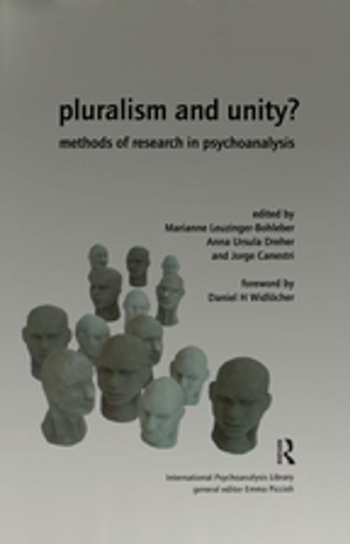 Cover of the book Pluralism and Unity? by Jorge Canestri, Taylor and Francis