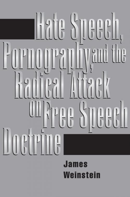 Cover of the book Hate Speech, Pornography, And Radical Attacks On Free Speech Doctrine by James Weinstein, Taylor and Francis