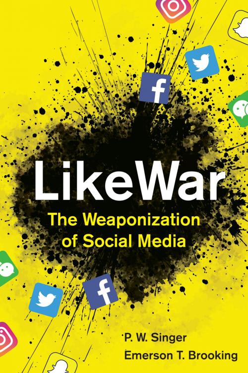 Cover of the book LikeWar by P. W. Singer, Emerson T. Brooking, HMH Books
