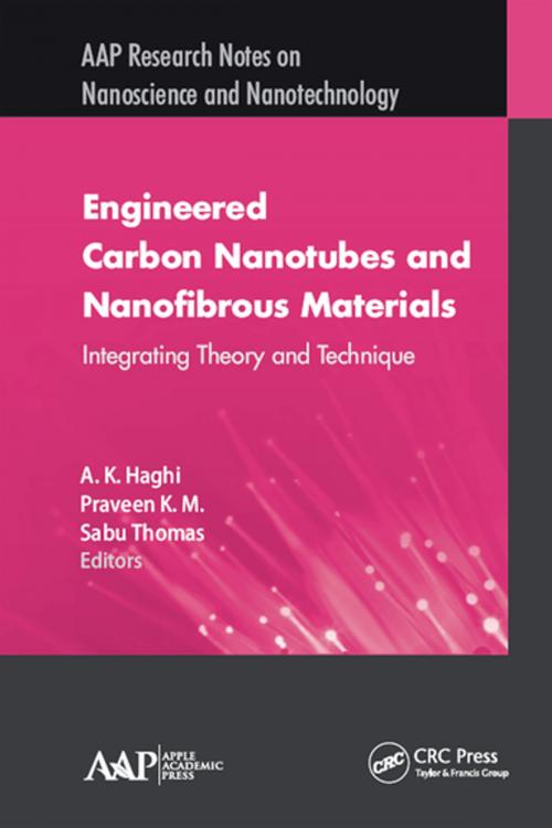Cover of the book Engineered Carbon Nanotubes and Nanofibrous Material by , Apple Academic Press