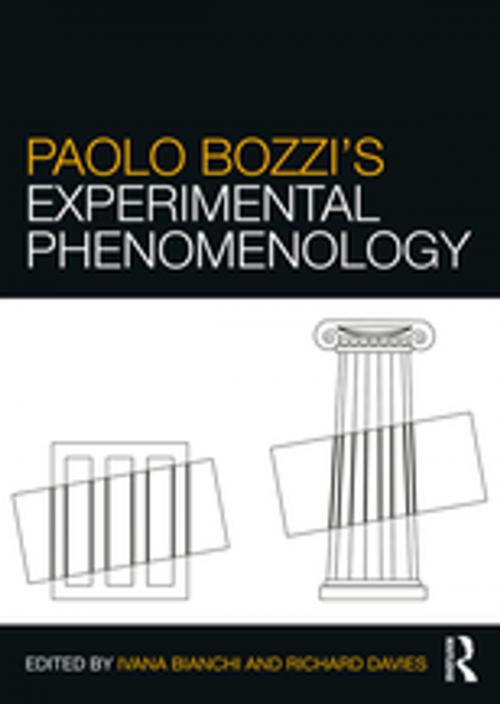 Cover of the book Paolo Bozzi’s Experimental Phenomenology by , Taylor and Francis