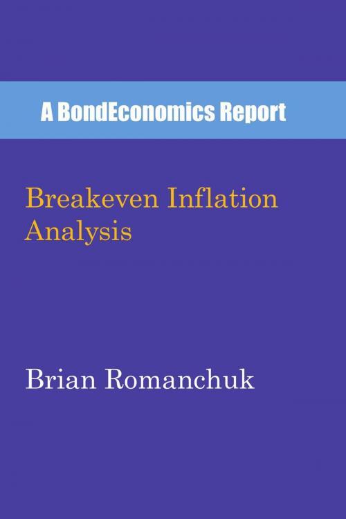 Cover of the book Breakeven Inflation Analysis by Brian Romanchuk, BondEconomics