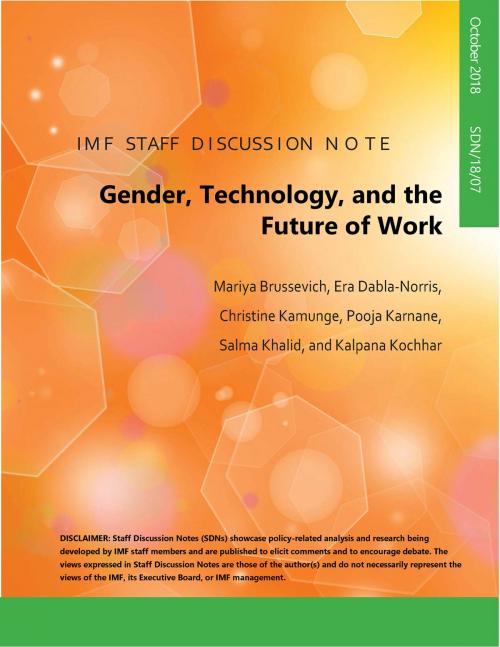 Cover of the book Gender, Technology, and the Future of Work by Mariya Brussevich, Era Dabla-Norris, Christine Kamunge, Pooja Karnane, Salma Khalid, Kalpana Kochhar, INTERNATIONAL MONETARY FUND