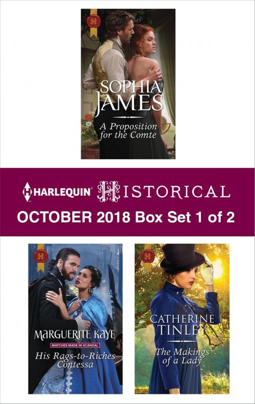 Cover of the book Harlequin Historical October 2018 - Box Set 1 of 2 by Sophia James, Marguerite Kaye, Catherine Tinley, Harlequin
