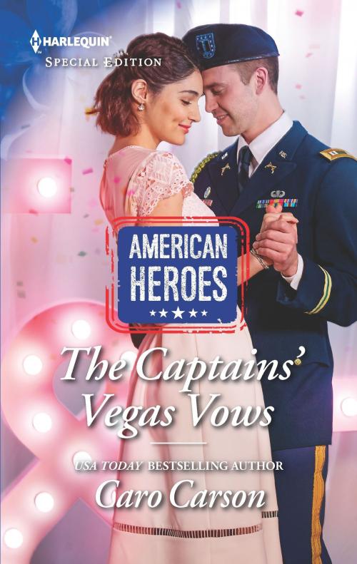 Cover of the book The Captains' Vegas Vows by Caro Carson, Harlequin