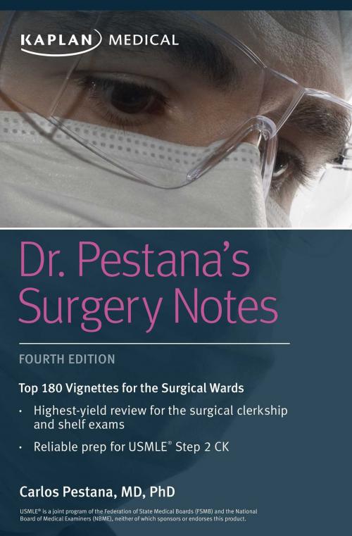 Cover of the book Dr. Pestana's Surgery Notes by Dr. Carlos Pestana, Kaplan Publishing