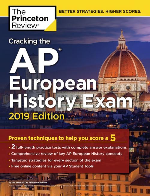 Cover of the book Cracking the AP European History Exam, 2019 Edition by The Princeton Review, Random House Children's Books