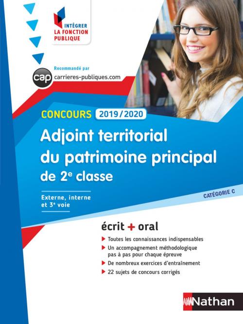 Cover of the book Adjoint territorial du patrimoine de 2ème classe - Ecrit + Oral - Catégorie C - Concours 2019-2020 by Thomas Barris, Laurie Descamps, Nathan