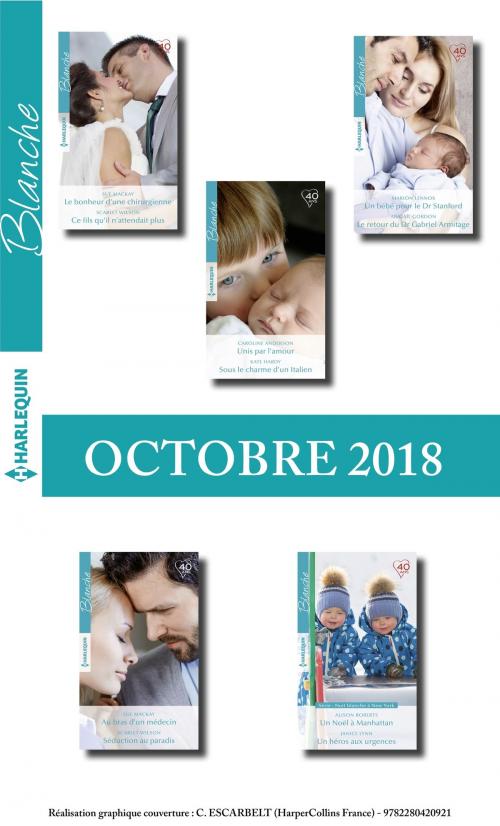 Cover of the book 10 romans Blanche (n°1391 à 1395 - Octobre 2018) by Collectif, Harlequin