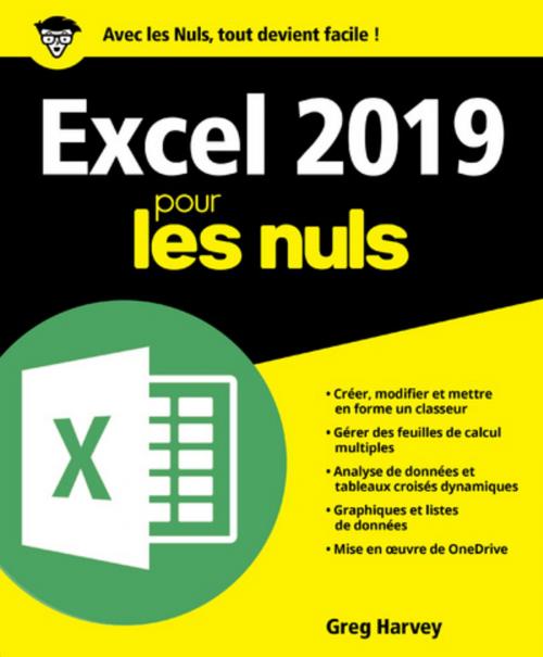 Cover of the book Excel 2019 pour les Nuls by Greg HARVEY, edi8