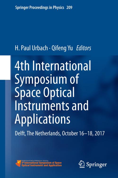 Cover of the book 4th International Symposium of Space Optical Instruments and Applications by , Springer International Publishing
