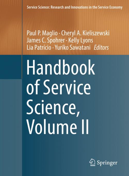 Cover of the book Handbook of Service Science, Volume II by , Springer International Publishing