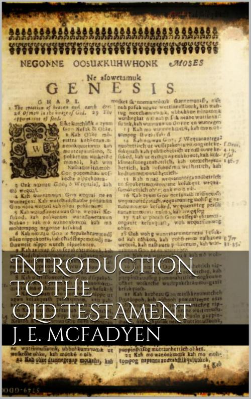 Cover of the book Introduction to the Old Testament by John Edgar Mcfadyen, Books on Demand