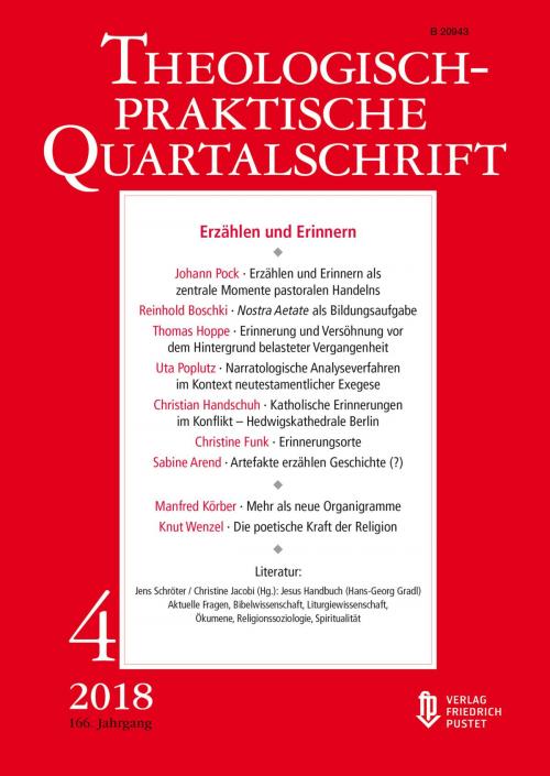 Cover of the book Erzählen und Erinnern by , Verlag Friedrich Pustet